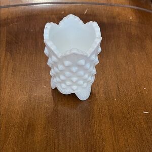 Fenton Hobnail toothpick holder